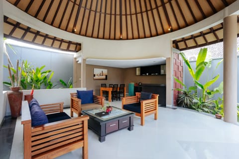 Luxury Villa, 2 Bedrooms, Private Pool | Living area | 32-inch flat-screen TV with digital channels, TV