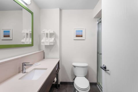 Free toiletries, hair dryer, towels, soap