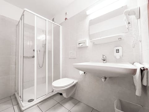 Triple Room | Bathroom | Shower, hair dryer, towels