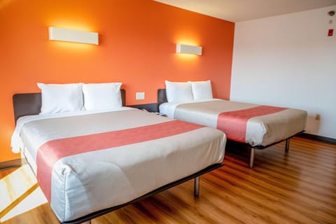 Standard Room, 2 Queen Beds, Non Smoking | Desk, blackout drapes, free WiFi, bed sheets