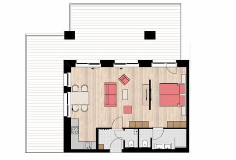 Studio Alpine Spa | Floor plan