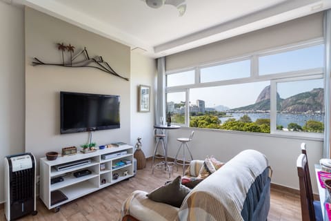 Romantic Apartment, 1 Bedroom, Mountain View, Beachfront | Living area | 47-inch flat-screen TV with cable channels, TV