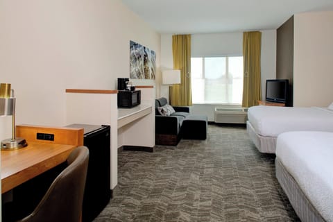 Suite, Multiple Beds | Pillowtop beds, desk, laptop workspace, blackout drapes