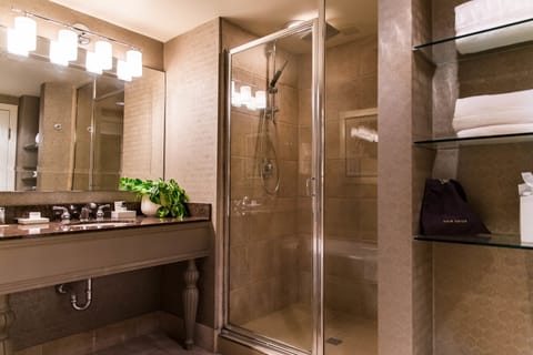 Studio Suite, 1 King Bed with Sofa bed (Studio Suite King) | Bathroom | Combined shower/tub, designer toiletries, hair dryer, bathrobes