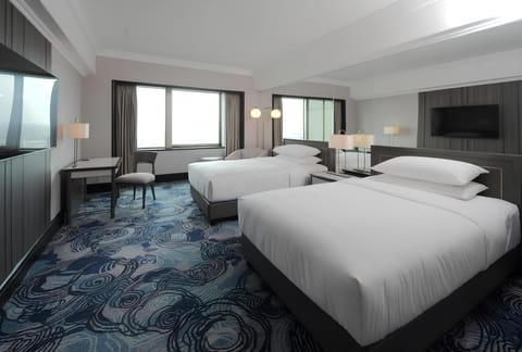 Deluxe Room, 2 Double Beds, Smoking (Newly Renovated) | Premium bedding, minibar, in-room safe, desk