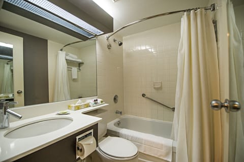 Junior Suite | Bathroom | Combined shower/tub, eco-friendly toiletries, hair dryer, towels