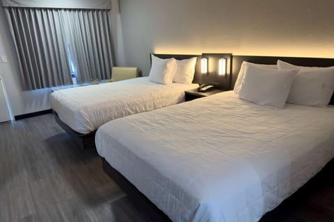 Room, 2 Queen Beds, Accessible, Bathtub | Premium bedding, pillowtop beds, desk, laptop workspace