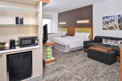 Suite, 2 Queen Beds | In-room safe, desk, laptop workspace, iron/ironing board