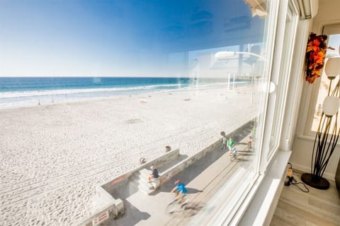 Ocean view from living room window