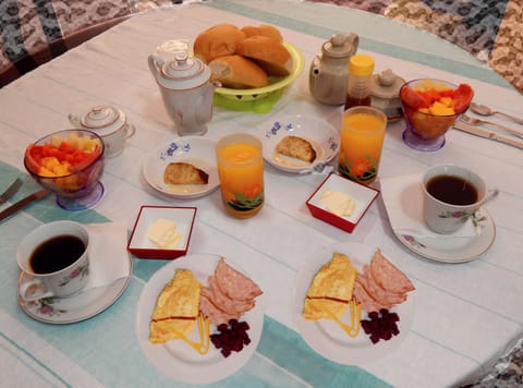 Daily local cuisine breakfast (EUR 6.00 per person)