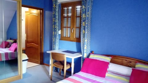 Comfort Double Room (Bleue) | 3 bedrooms, premium bedding, memory foam beds, individually decorated