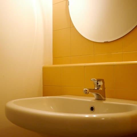 Shower, free toiletries, hair dryer, bidet