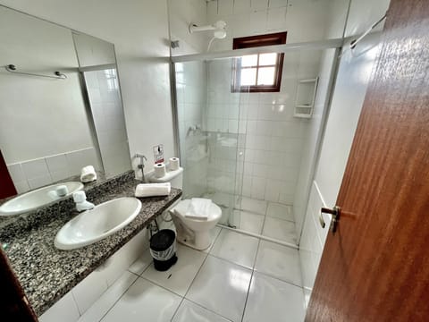 Superior Room, Multiple Beds | Bathroom | Shower, towels, soap, toilet paper