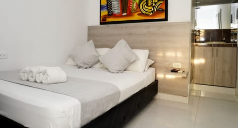 Basic Double Room, 1 Double Bed, Non Smoking | Minibar, desk, blackout drapes, WiFi