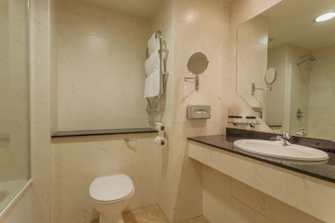 Deluxe Double Room | Bathroom | Shower, free toiletries, towels