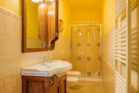 Apartment, 2 Bedrooms | Bathroom | Shower, rainfall showerhead, bidet, towels