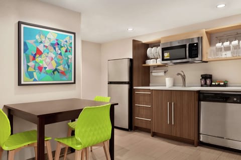 Suite, 1 Bedroom, Non Smoking | Private kitchen | Full-size fridge, microwave, coffee/tea maker, cookware/dishes/utensils