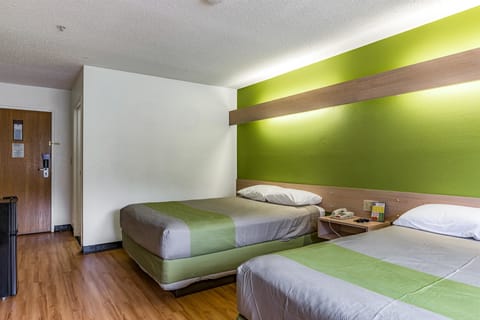 Standard Room, 2 Queen Beds, Non Smoking | Free WiFi, bed sheets, alarm clocks