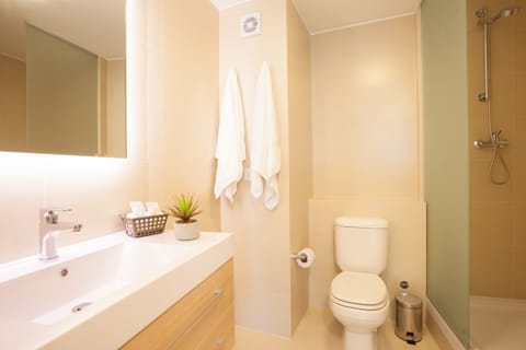 Deluxe Apartment, 2 Bedrooms, Non Smoking, Private Bathroom | Bathroom | Shower, rainfall showerhead, free toiletries, hair dryer