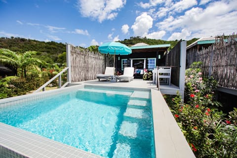 Plunge Pool Cottage | Premium bedding, pillowtop beds, free minibar, in-room safe