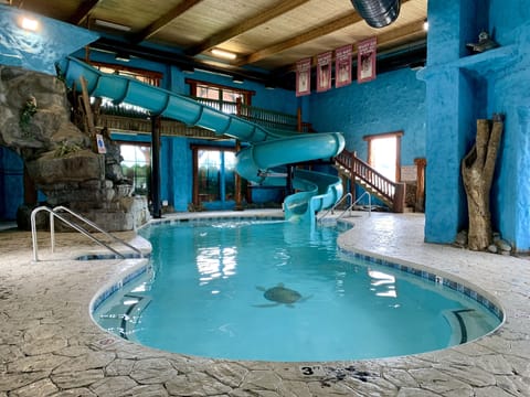 Indoor pool, seasonal outdoor pool