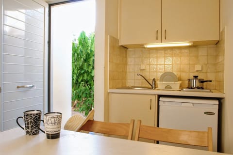 Apartment, 2 Bedrooms, Sea View | Private kitchen | Fridge, stovetop, electric kettle, toaster