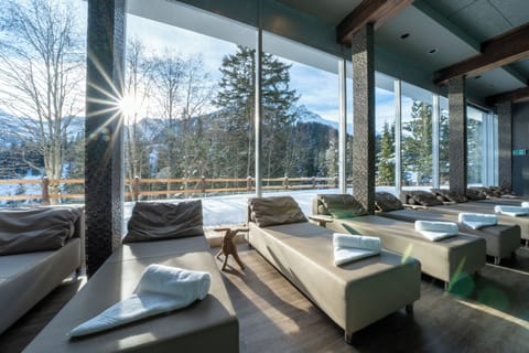 Indoor pool, open 7:00 AM to 7:30 PM, sun loungers