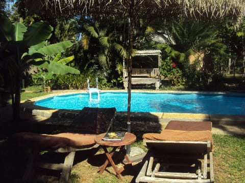 Tropical Bungalow, swimming pool view | View from room