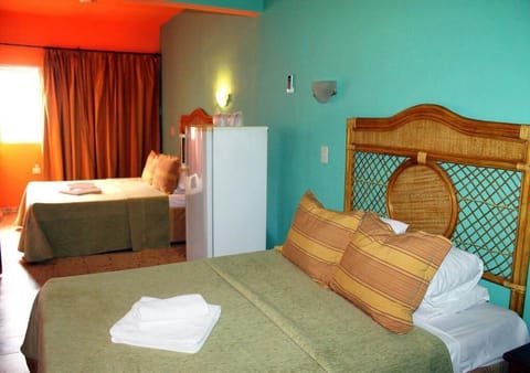 Economy Double Room, 2 Queen Beds, Non Smoking | Egyptian cotton sheets, premium bedding, down comforters, minibar