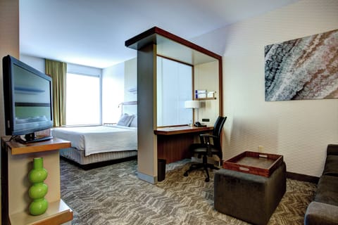 Suite, 1 King Bed | In-room safe, desk, iron/ironing board, free cribs/infant beds