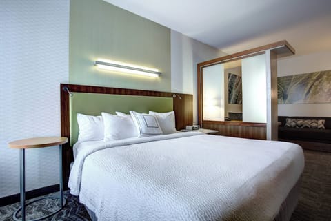 Suite, 1 King Bed | In-room safe, desk, iron/ironing board, free cribs/infant beds