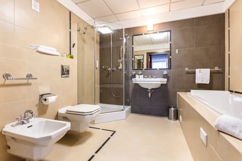 Presidential Apartment | Bathroom | Free toiletries, hair dryer, bathrobes, slippers