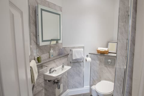 Superior Studio Suite, 1 Double Bed, Non Smoking, Microwave | Bathroom shower