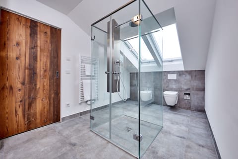 Exclusive Suite, 1 Bedroom, Terrace, Mountain View (10) | Bathroom shower