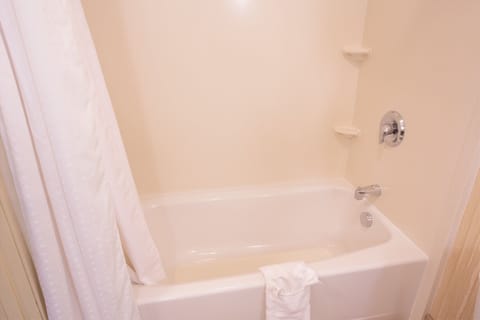 Standard Room, 2 Queen Beds | Bathroom | Free toiletries, hair dryer, towels, soap