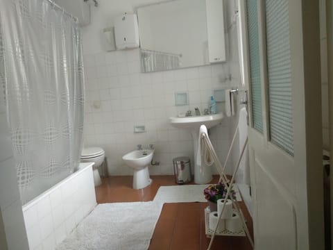 Traditional Apartment, 2 Bedrooms | Bathroom | Bathtub, free toiletries, hair dryer, bidet