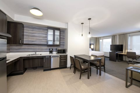 Standard Studio, 1 King Bed with Sofa bed | Private kitchen | Full-size fridge, microwave, stovetop, dishwasher