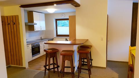 Apartment, 2 Bedrooms | Private kitchen | Fridge, microwave, oven, stovetop