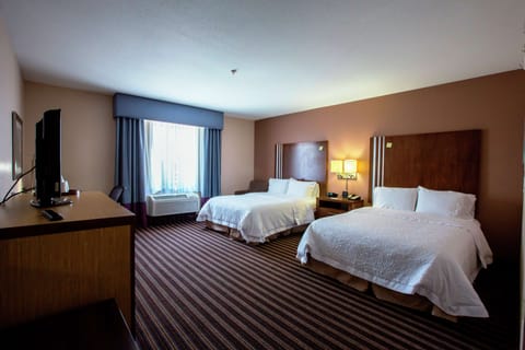 Suite, Two Queen Beds, Accessible | Down comforters, in-room safe, iron/ironing board