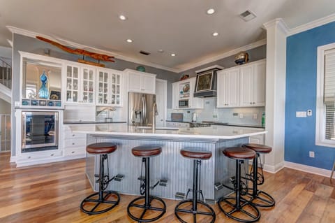 Second Floor Kitchen Area with Access to Decks and Gulf Views