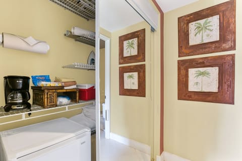 Mini Fridge and Coffee Maker