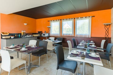 Indulge in a tasty breakfast for a price on-site.