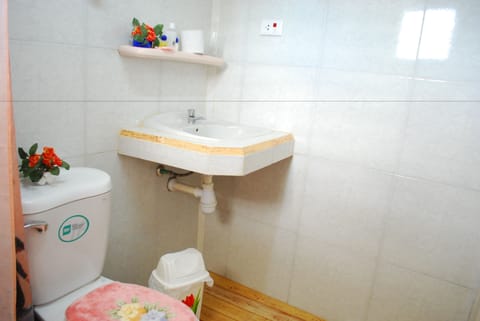 Economy Double Room | Bathroom | Rainfall showerhead, free toiletries, hair dryer, towels