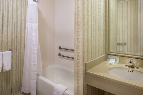 One King Accessible With Bath Tub | Bathroom | Free toiletries, hair dryer, towels
