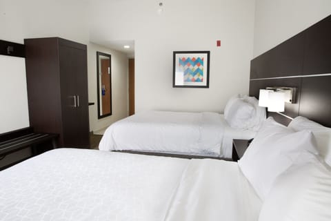 Standard Room, 2 Queen Beds | In-room safe, desk, laptop workspace, iron/ironing board