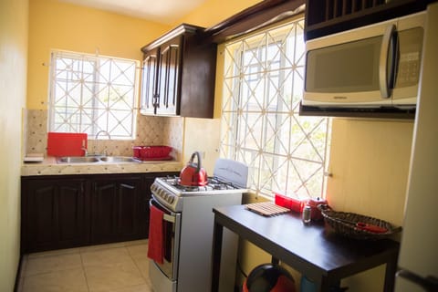 Family Apartment, 2 Bedrooms | Private kitchen | Full-size fridge, microwave, oven, stovetop