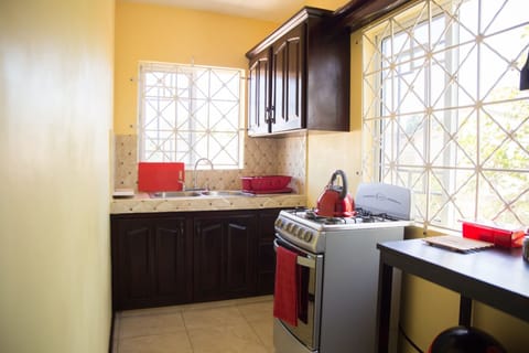 Family Apartment, 2 Bedrooms | Private kitchen | Full-size fridge, microwave, oven, stovetop