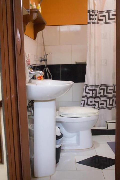 Twin Room | Bathroom | Shower, rainfall showerhead, free toiletries, hair dryer
