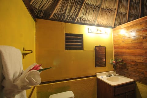 Comfort Quadruple Room, Multiple Beds, Private Bathroom, River View | Bathroom | Shower, towels
