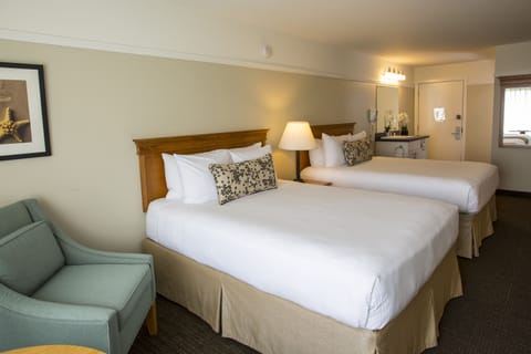 Two Queen Studio, Some with Fireplace | Blackout drapes, iron/ironing board, free WiFi, bed sheets